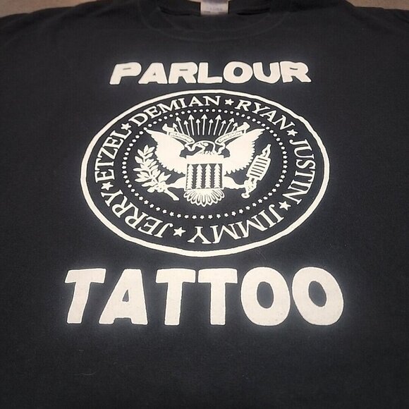 Gildan Other - Parlour Tattoo Men's XL Black short sleeve T-shirt Gildan Ultra Cotton